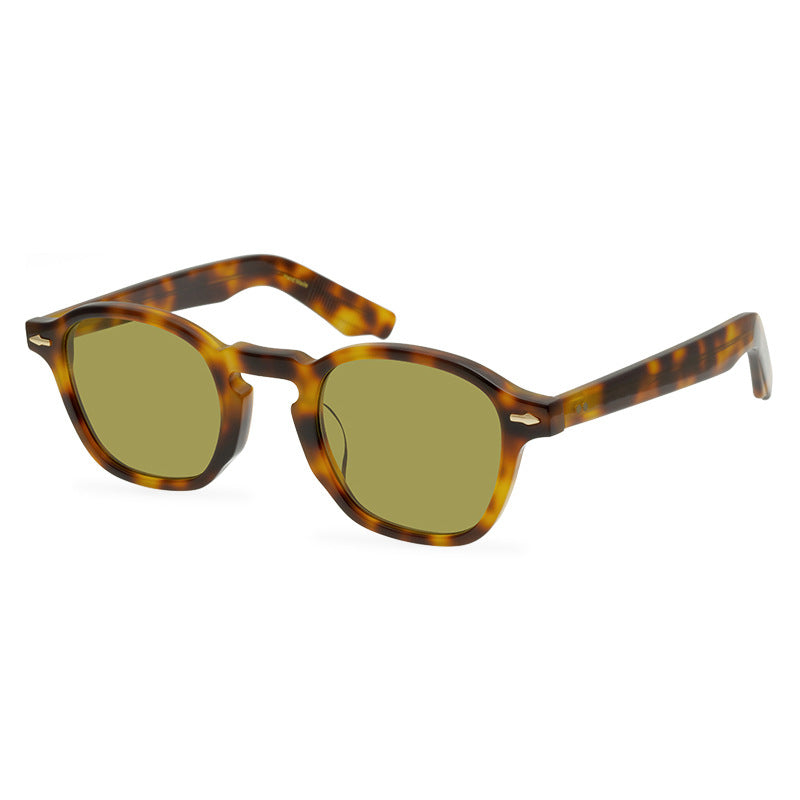 Fashion Classic Plate Box Sun Glasses All-Match Casual Style Neutral Sunglasses Travel Sun-Proof Sunglasses - eyeshions