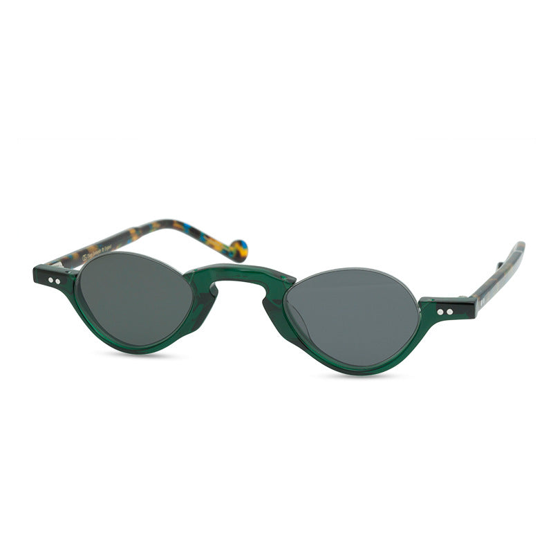 Foreign Trade Super Small Size Sunglasses Funny Sunglasses Personalized Sunglasses Semi-Rimless Sunglasses Fashion Cool Glasses - eyeshions