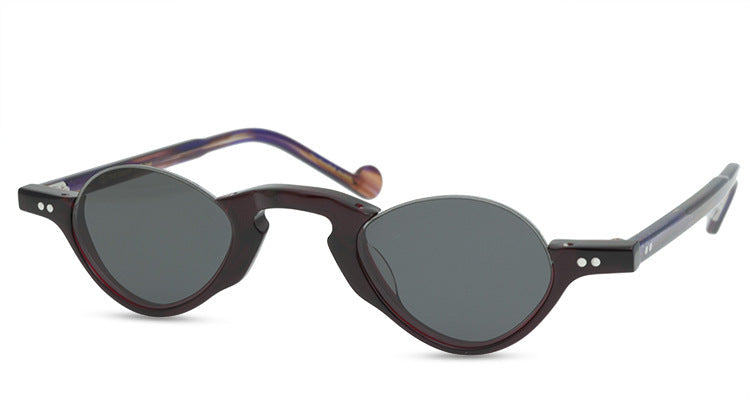 Foreign Trade Super Small Size Sunglasses Funny Sunglasses Personalized Sunglasses Semi-Rimless Sunglasses Fashion Cool Glasses - eyeshions