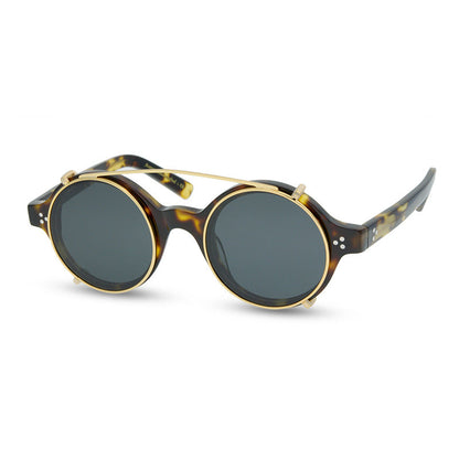 Exclusive For Cross-Border New Sunglasses Men'S Retro Round Sunglasses Women'S Outdoor Leisure Glasses Polarized Sunglasses - eyeshions