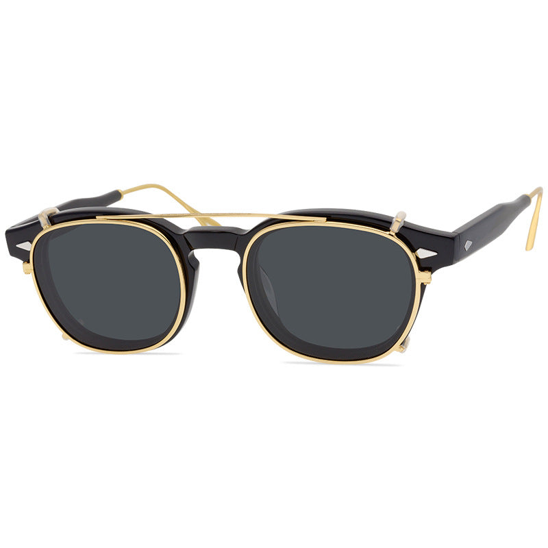 LEMTOSH-TTCLIP Men'S And Women'S Retro Fashion Polarized Sunglasses Acetate Frames Multi-Purpose Combination Frame Set - eyeshions