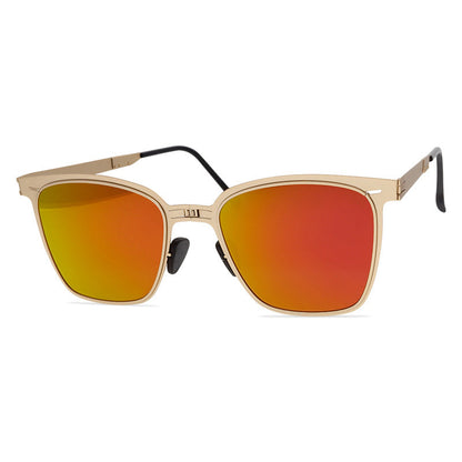 Personalized Minority Sunglasses Designer Model Foldable Metal Sunglasses Lightweight Portable Trendy Sunglasses For Men - eyeshions
