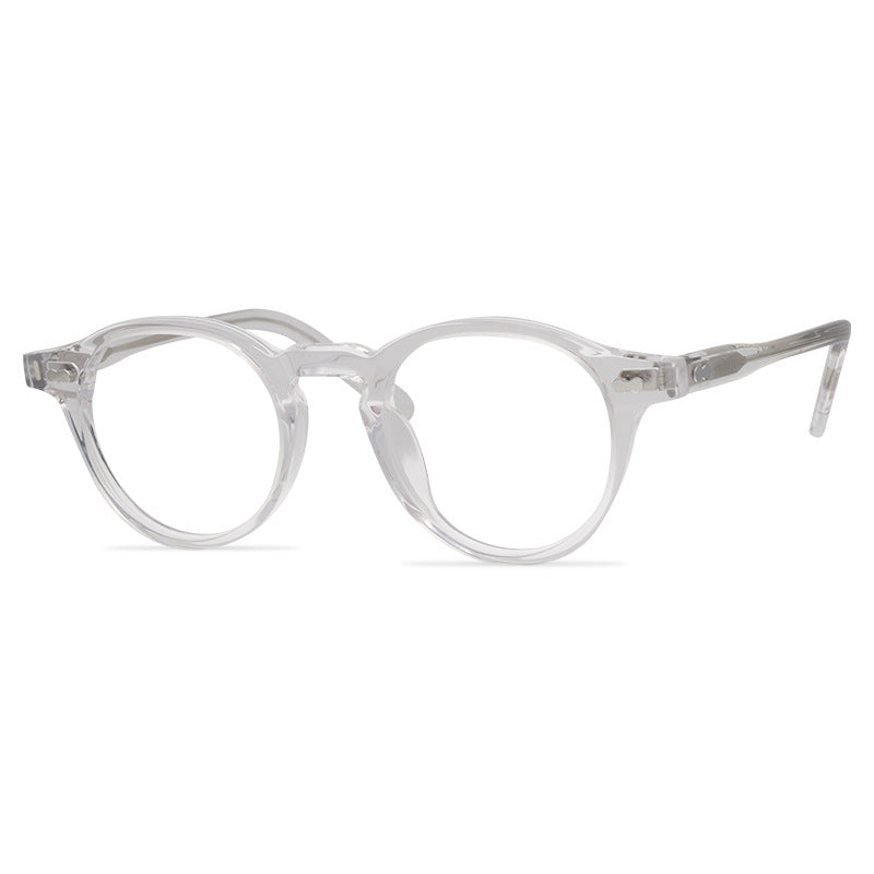 Classic Fashion Fashion Shawn Yue Vintage Eyeglasses Frame MILTZEN Male And Female Large Round Frame Myopic Glasses Frame Eyeglasses Frame - eyeshions