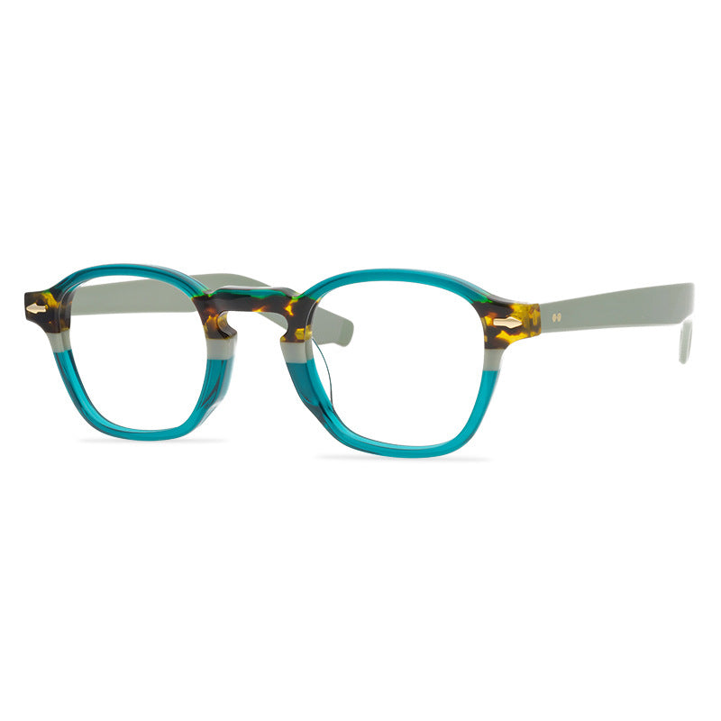 JACQUES MARIE MAGE Myopia Glasses Frame Traditional Rivet Process Lens Frame Contrast Color Design Optical Mirror - eyeshions