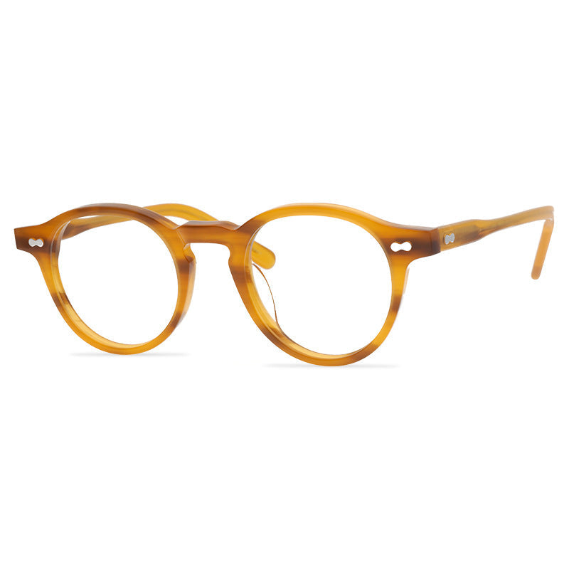 Classic Fashion Fashion Shawn Yue Vintage Eyeglasses Frame MILTZEN Male And Female Large Round Frame Myopic Glasses Frame Eyeglasses Frame - eyeshions