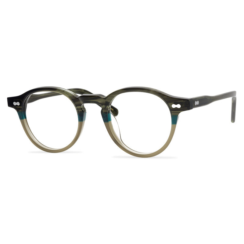 Classic Fashion Fashion Shawn Yue Vintage Eyeglasses Frame MILTZEN Male And Female Large Round Frame Myopic Glasses Frame Eyeglasses Frame - eyeshions