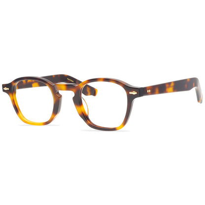 JACQUES MARIE MAGE Myopia Glasses Frame Traditional Rivet Process Lens Frame Contrast Color Design Optical Mirror - eyeshions