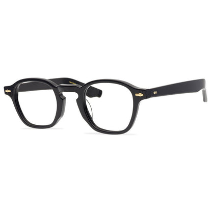 JACQUES MARIE MAGE Myopia Glasses Frame Traditional Rivet Process Lens Frame Contrast Color Design Optical Mirror - eyeshions