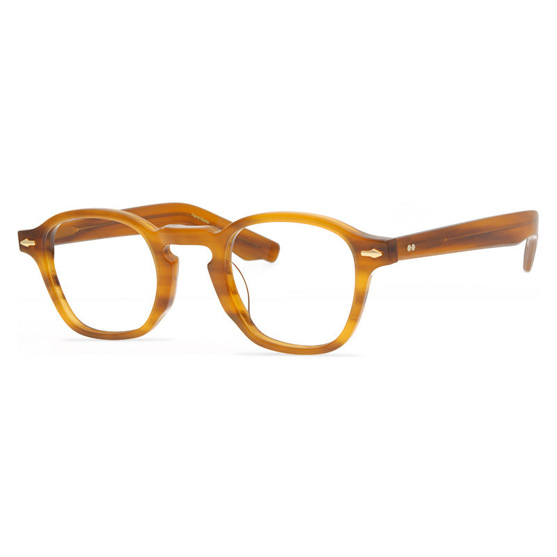 JACQUES MARIE MAGE Myopia Glasses Frame Traditional Rivet Process Lens Frame Contrast Color Design Optical Mirror - eyeshions