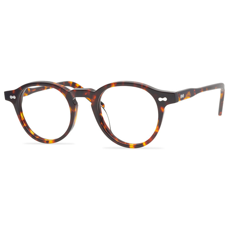 Classic Fashion Fashion Shawn Yue Vintage Eyeglasses Frame MILTZEN Male And Female Large Round Frame Myopic Glasses Frame Eyeglasses Frame - eyeshions