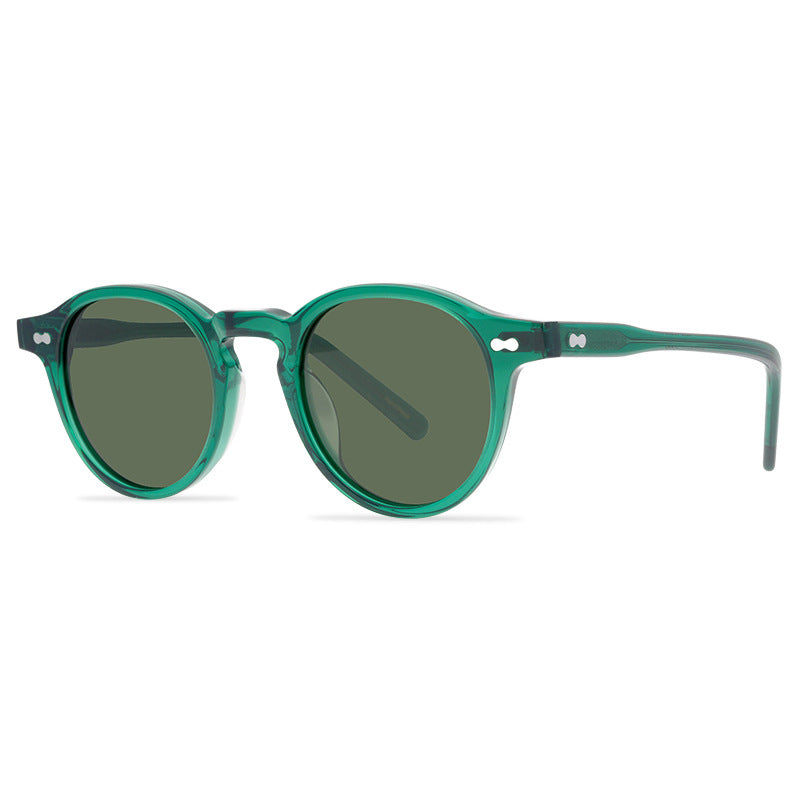 European And American Retro MILTZEN Myopic Sunglasses Classic Fashion Trend Shawn Yue Same Men'S And Women'S Round Frame Sunglasses - eyeshions