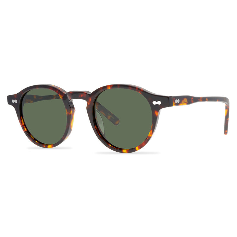 European And American Retro MILTZEN Myopic Sunglasses Classic Fashion Trend Shawn Yue Same Men'S And Women'S Round Frame Sunglasses - eyeshions