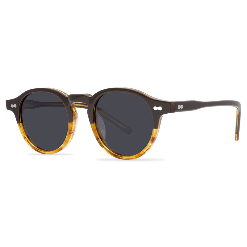 European And American Retro MILTZEN Myopic Sunglasses Classic Fashion Trend Shawn Yue Same Men'S And Women'S Round Frame Sunglasses - eyeshions