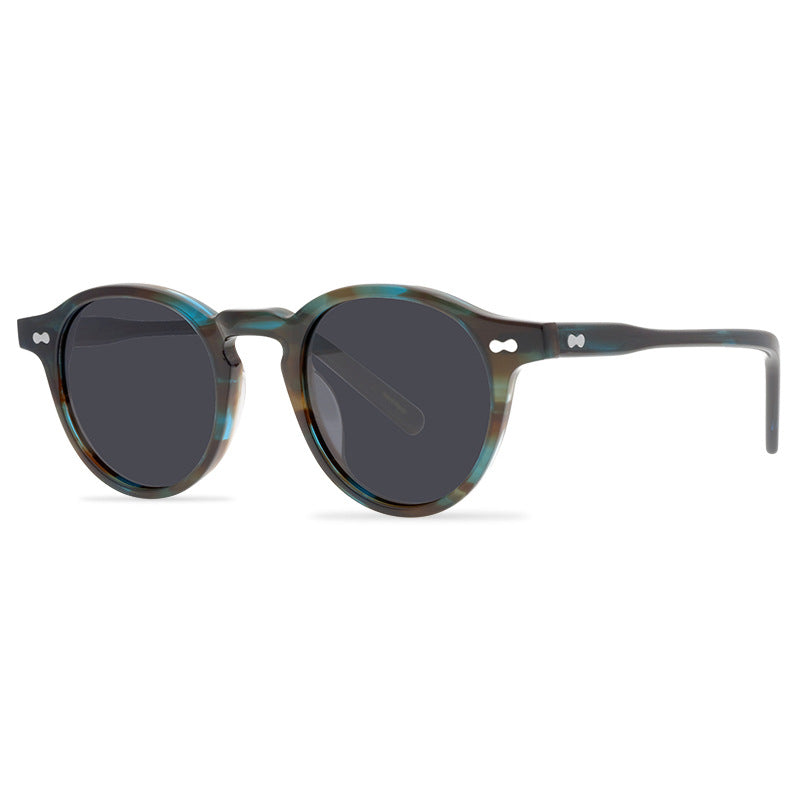 European And American Retro MILTZEN Myopic Sunglasses Classic Fashion Trend Shawn Yue Same Men'S And Women'S Round Frame Sunglasses - eyeshions