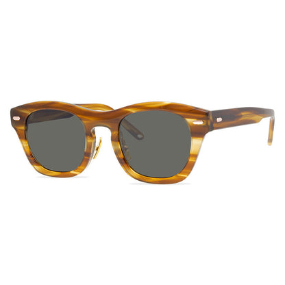 Fashion Personality Retro Large Frame Glasses Japanese Design Sunglasses Nylon Lens Suitable For Men And Women - eyeshions