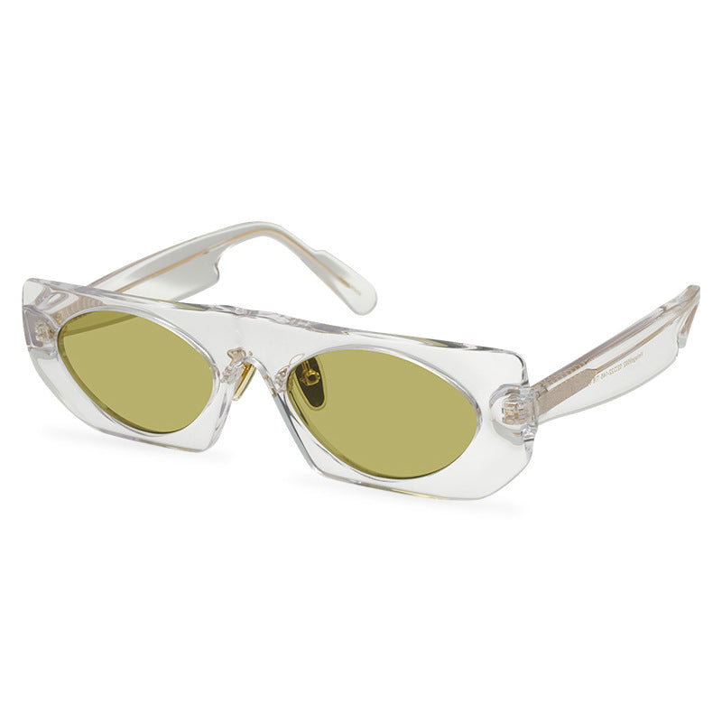 Fashion Avant-Garde Sun Glasses Women'S All-Match Glasses Glasses Ins Senior Hong Kong Style Retro Men'S Sunglasses Trendy Glasses Glasses - eyeshions