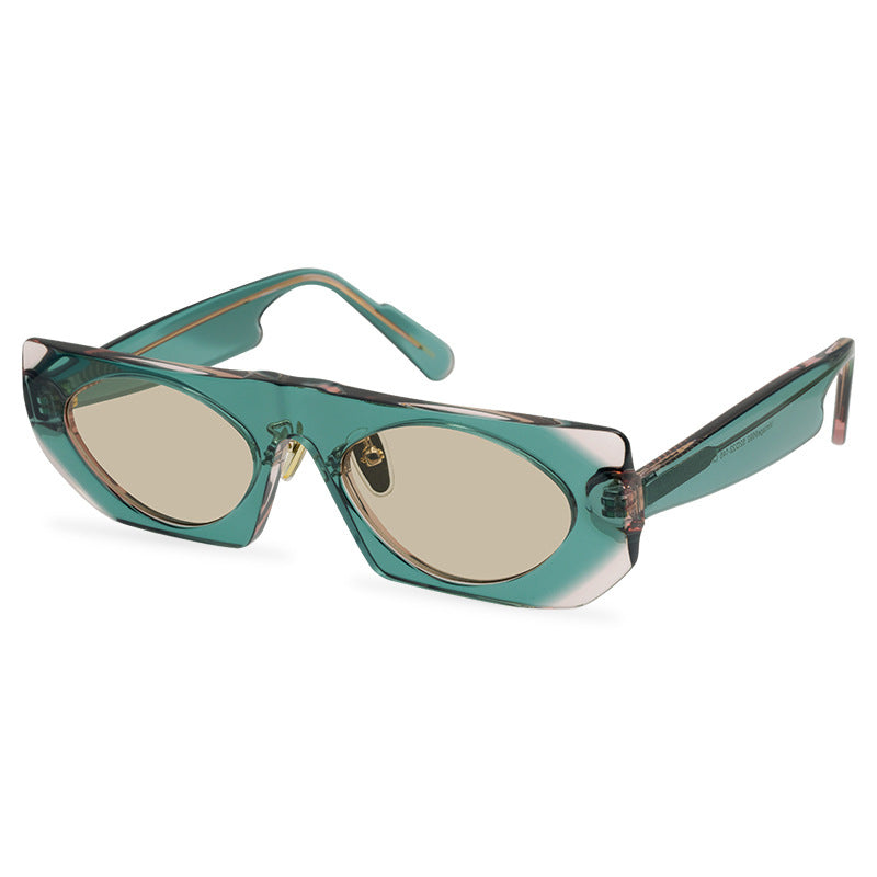 Fashion Avant-Garde Sun Glasses Women'S All-Match Glasses Glasses Ins Senior Hong Kong Style Retro Men'S Sunglasses Trendy Glasses Glasses - eyeshions