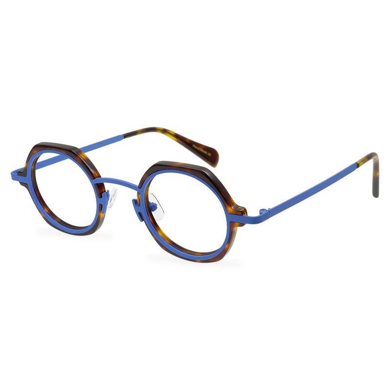 A Niche Retro Glasses Frame, Artistic, Neutral, And Versatile, With A Full Frame Optical Frame That Can Be Paired With Myopia Lenses - eyeshions