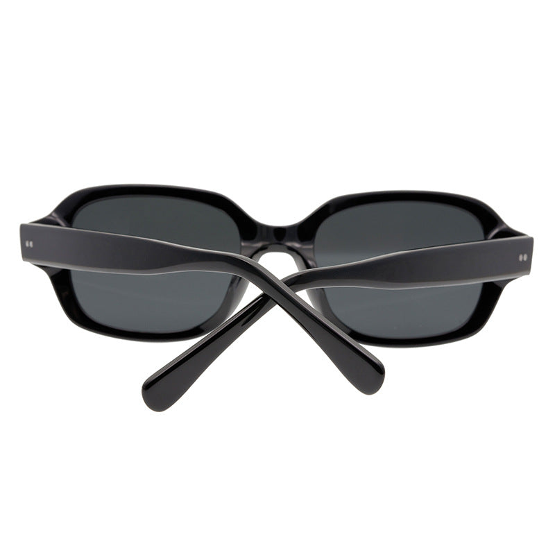 Personalized Square Polarized Full-Frame Material Sun Glasses Fashion Retro Sunglasses For Men And Women - eyeshions