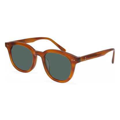 New Trendy Jennie Same Style Small Face Lang Orange Vintage Sunglasses Men'S Mesh Red And Black Sunglasses For Women - eyeshions