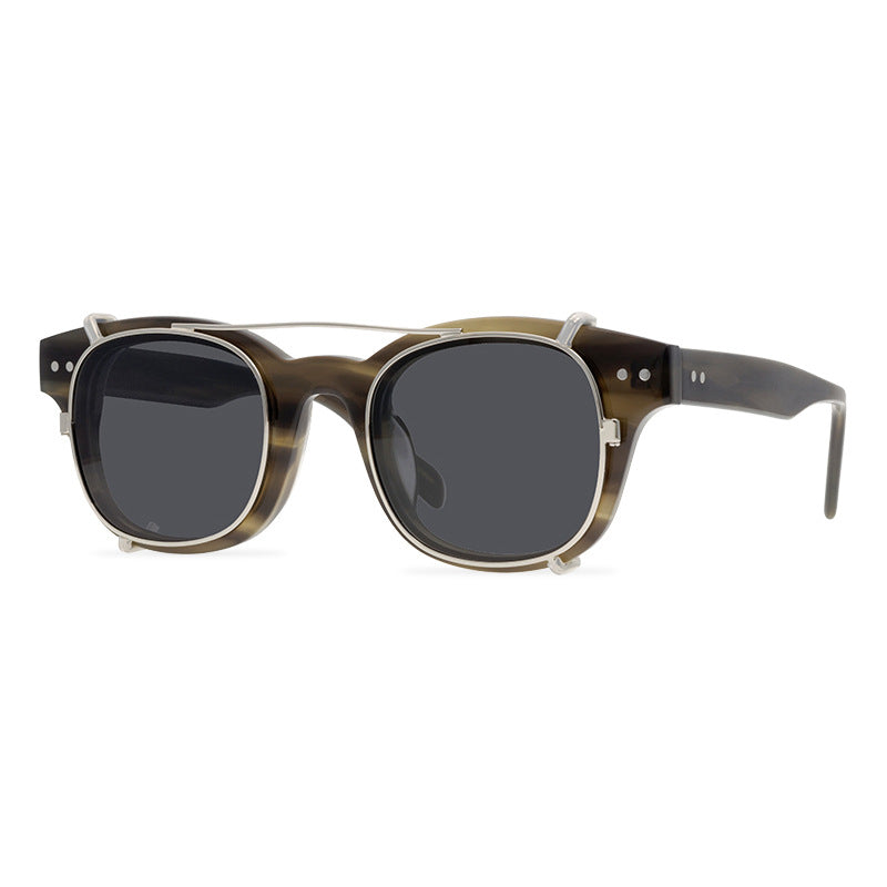 CELLULOSE ACETATE Sunglasses CLIPON Plate Washer Sunglasses Sunglasses ADSR - eyeshions