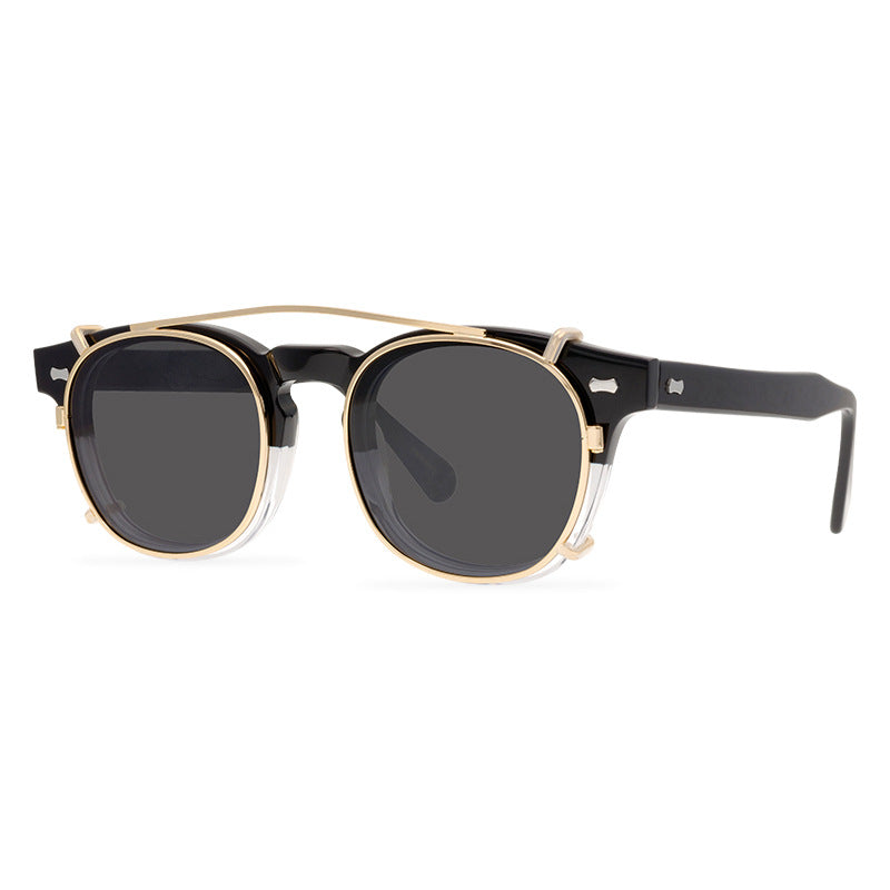 Export Southeast Asia Japan Korean Multi-Functional Dual-Use Glasses Frame Neutral Polarized Clip Sunglasses Sunglasses Sunglasses - eyeshions
