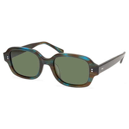 Personalized Square Polarized Full-Frame Material Sun Glasses Fashion Retro Sunglasses For Men And Women - eyeshions