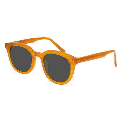 New Trendy Jennie Same Style Small Face Lang Orange Vintage Sunglasses Men'S Mesh Red And Black Sunglasses For Women - eyeshions