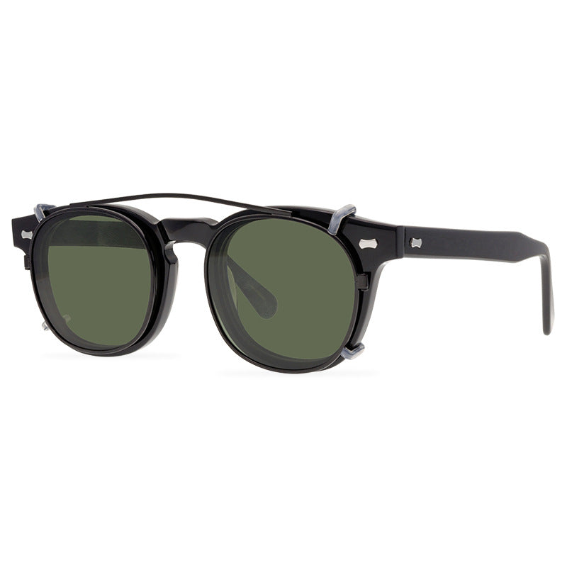 Export Southeast Asia Japan Korean Multi-Functional Dual-Use Glasses Frame Neutral Polarized Clip Sunglasses Sunglasses Sunglasses - eyeshions
