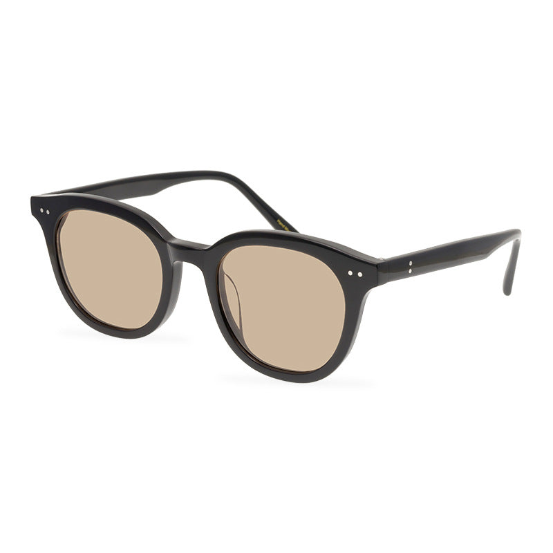 New Trendy Jennie Same Style Small Face Lang Orange Vintage Sunglasses Men'S Mesh Red And Black Sunglasses For Women - eyeshions