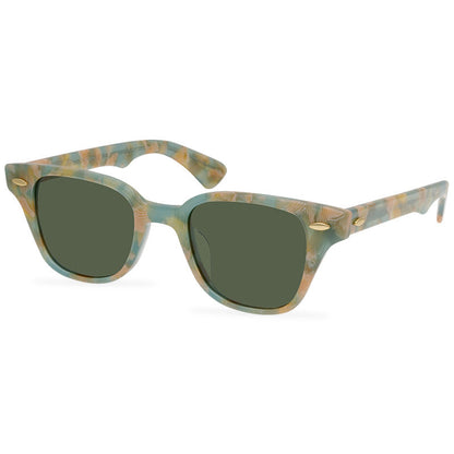 2022 Spring New Unique Black And White Plaid Red And White Plaid Texture Acetate Frame Sunglasses New Designer Polarized Sunglasses - eyeshions