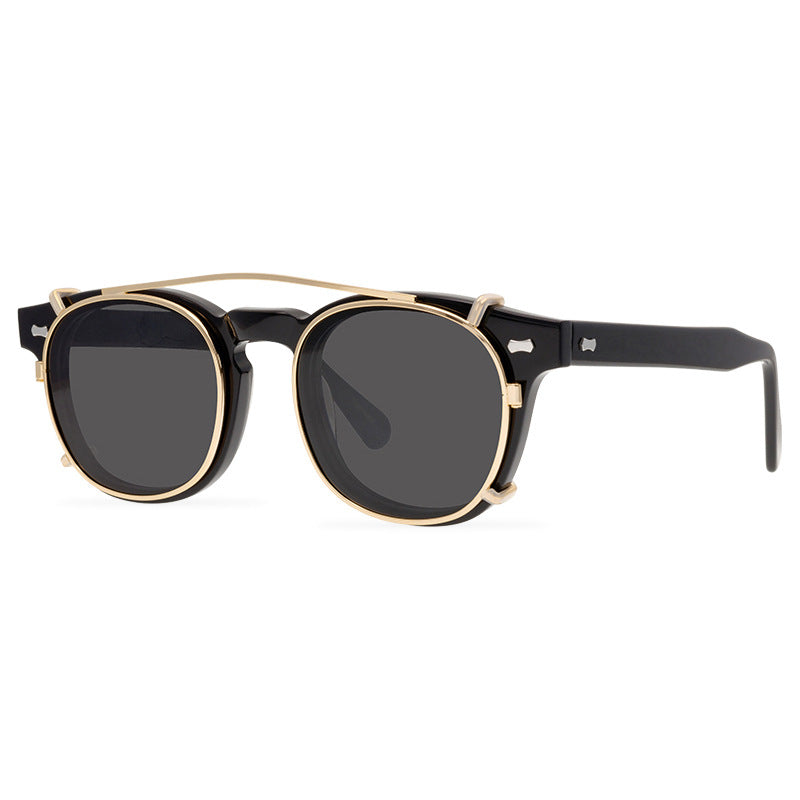 Export Southeast Asia Japan Korean Multi-Functional Dual-Use Glasses Frame Neutral Polarized Clip Sunglasses Sunglasses Sunglasses - eyeshions