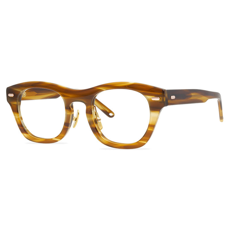 Fashionable Retro Personalized Design, Large Frame Glasses, Plate Frames, Suitable For Men And Women, Versatile Eyewear Items - eyeshions