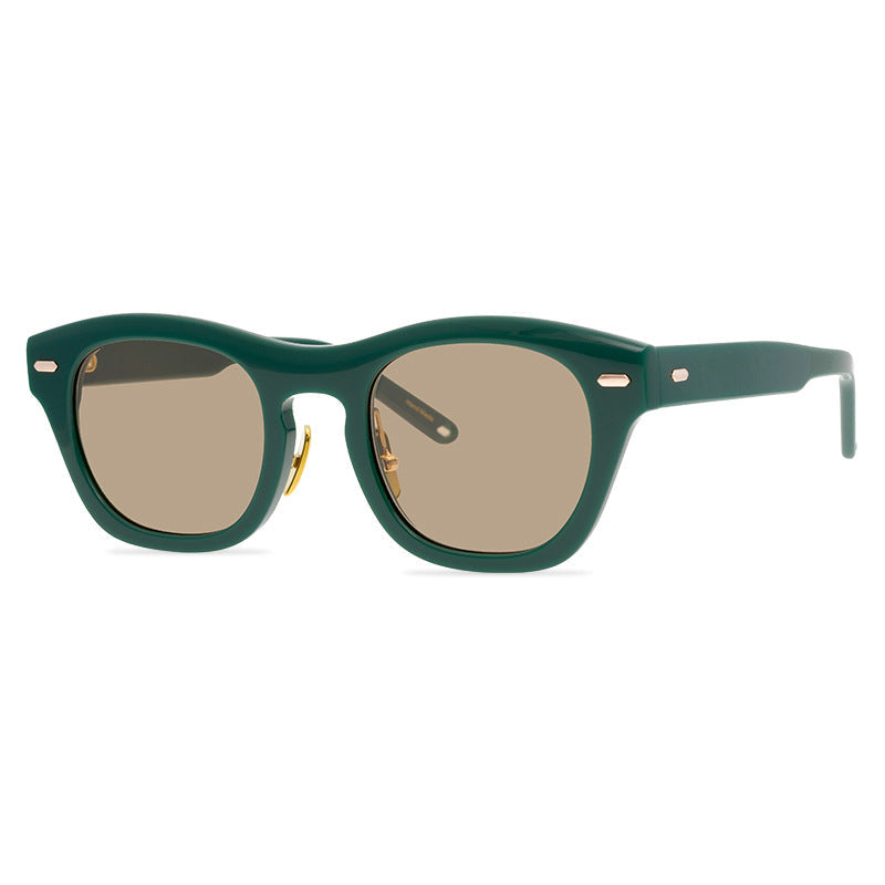 Fashion Personality Retro Large Frame Glasses Japanese Design Sunglasses Nylon Lens Suitable For Men And Women - eyeshions