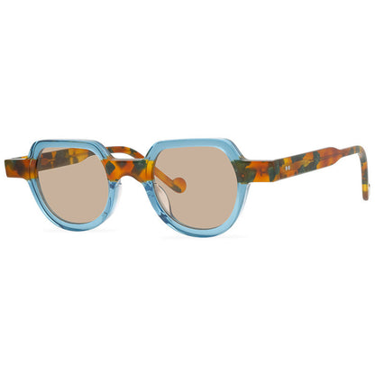 Hipster Mogul Street Shot Sunglasses Traditional Hand-Stitching Craft Plate Design Niche Retro Artistic Sunglasses - eyeshions