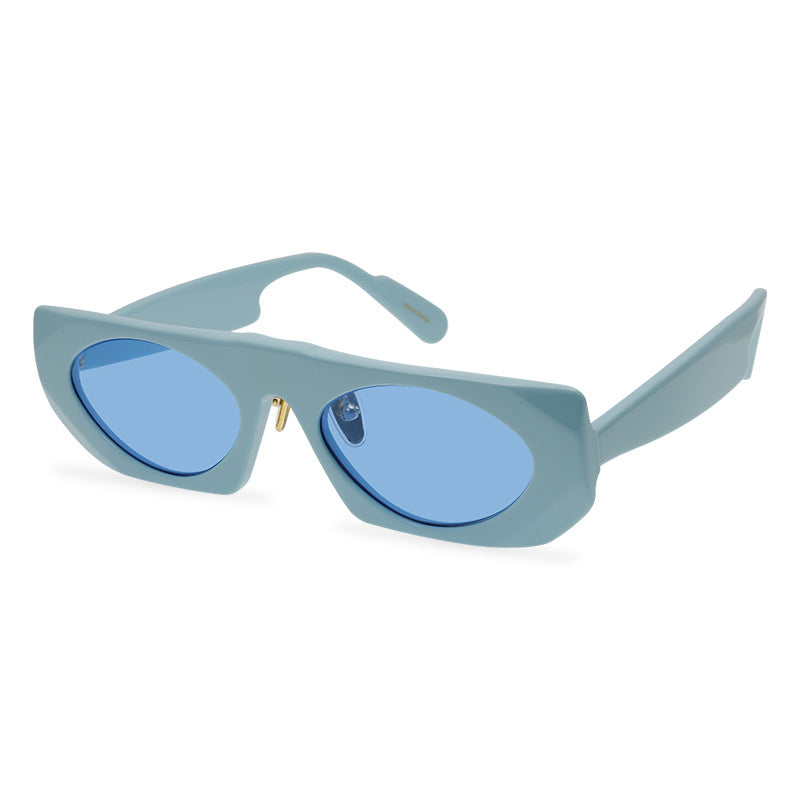 Fashion Avant-Garde Sun Glasses Women'S All-Match Glasses Glasses Ins Senior Hong Kong Style Retro Men'S Sunglasses Trendy Glasses Glasses - eyeshions