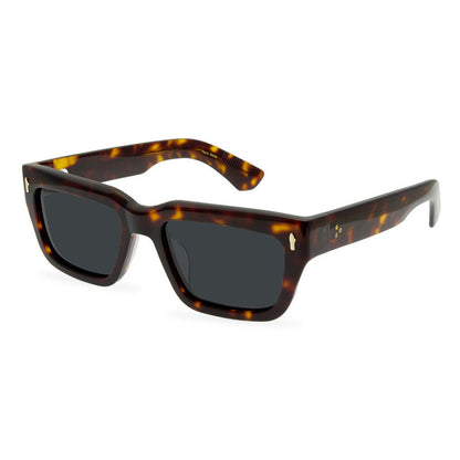 Retro Square Sun Glasses Thick Plate Unisex Glasses Full Rim Frame Sunglasses Trendy All-Match - eyeshions