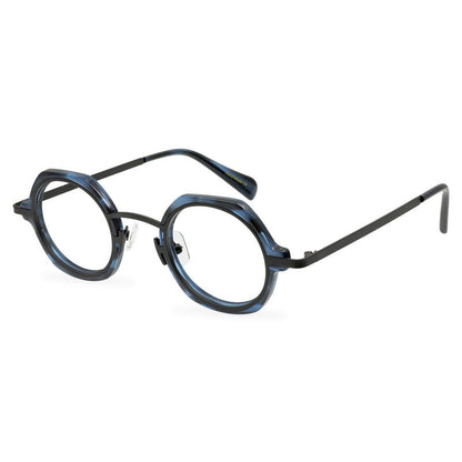 A Niche Retro Glasses Frame, Artistic, Neutral, And Versatile, With A Full Frame Optical Frame That Can Be Paired With Myopia Lenses - eyeshions