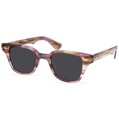 2022 Spring New Unique Black And White Plaid Red And White Plaid Texture Acetate Frame Sunglasses New Designer Polarized Sunglasses - eyeshions
