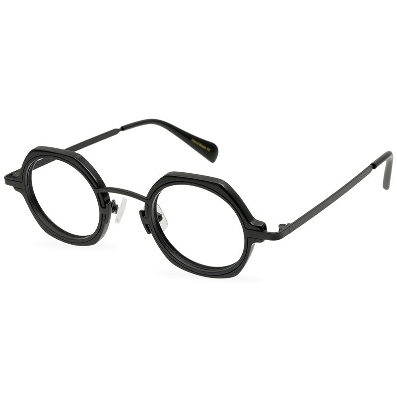 A Niche Retro Glasses Frame, Artistic, Neutral, And Versatile, With A Full Frame Optical Frame That Can Be Paired With Myopia Lenses - eyeshions