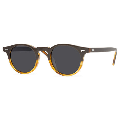 Fashion New Rivets Sunglasses Retro Stylish Polarized UV400 Sunglasses Internet Influencer Street Snap Round Frame Sun Glasses - eyeshions