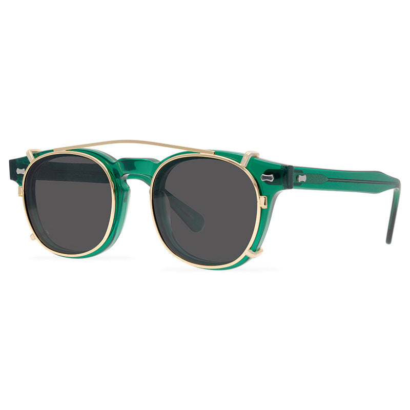 Export Southeast Asia Japan Korean Multi-Functional Dual-Use Glasses Frame Neutral Polarized Clip Sunglasses Sunglasses Sunglasses - eyeshions