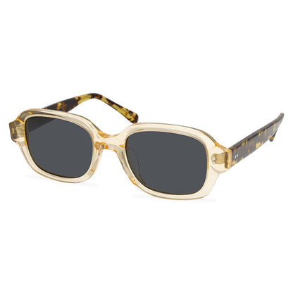 Personalized Square Polarized Full-Frame Material Sun Glasses Fashion Retro Sunglasses For Men And Women - eyeshions