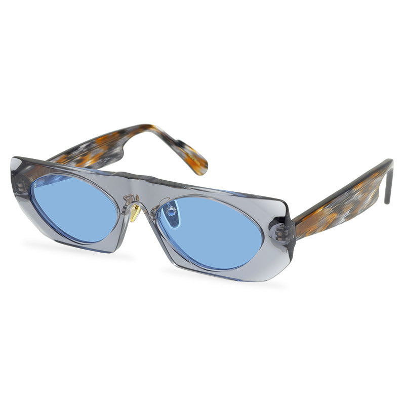 Fashion Avant-Garde Sun Glasses Women'S All-Match Glasses Glasses Ins Senior Hong Kong Style Retro Men'S Sunglasses Trendy Glasses Glasses - eyeshions