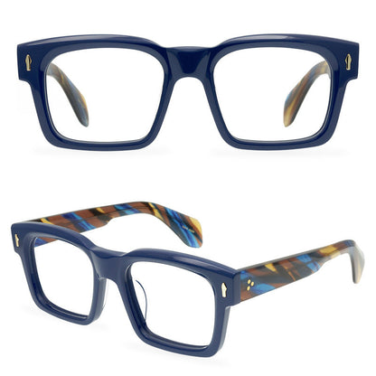 Fashion Brand Eyeglass Frame, Men'S Frame, Thick Frame, Heavy Texture Frame, JACQUES MARIE MAGE Eyewear - eyeshions