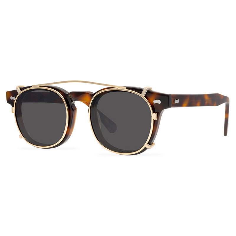 Export Southeast Asia Japan Korean Multi-Functional Dual-Use Glasses Frame Neutral Polarized Clip Sunglasses Sunglasses Sunglasses - eyeshions