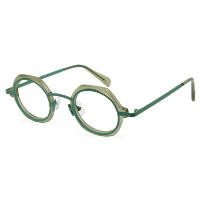 A Niche Retro Glasses Frame, Artistic, Neutral, And Versatile, With A Full Frame Optical Frame That Can Be Paired With Myopia Lenses - eyeshions