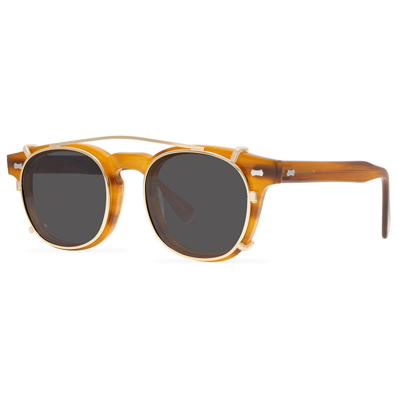 Export Southeast Asia Japan Korean Multi-Functional Dual-Use Glasses Frame Neutral Polarized Clip Sunglasses Sunglasses Sunglasses - eyeshions