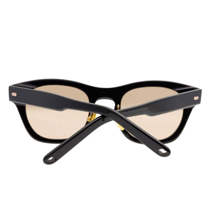 Fashion Personality Retro Large Frame Glasses Japanese Design Sunglasses Nylon Lens Suitable For Men And Women - eyeshions