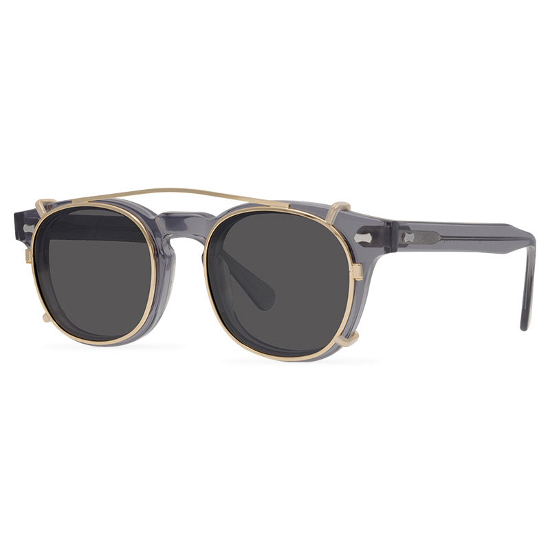 Export Southeast Asia Japan Korean Multi-Functional Dual-Use Glasses Frame Neutral Polarized Clip Sunglasses Sunglasses Sunglasses - eyeshions